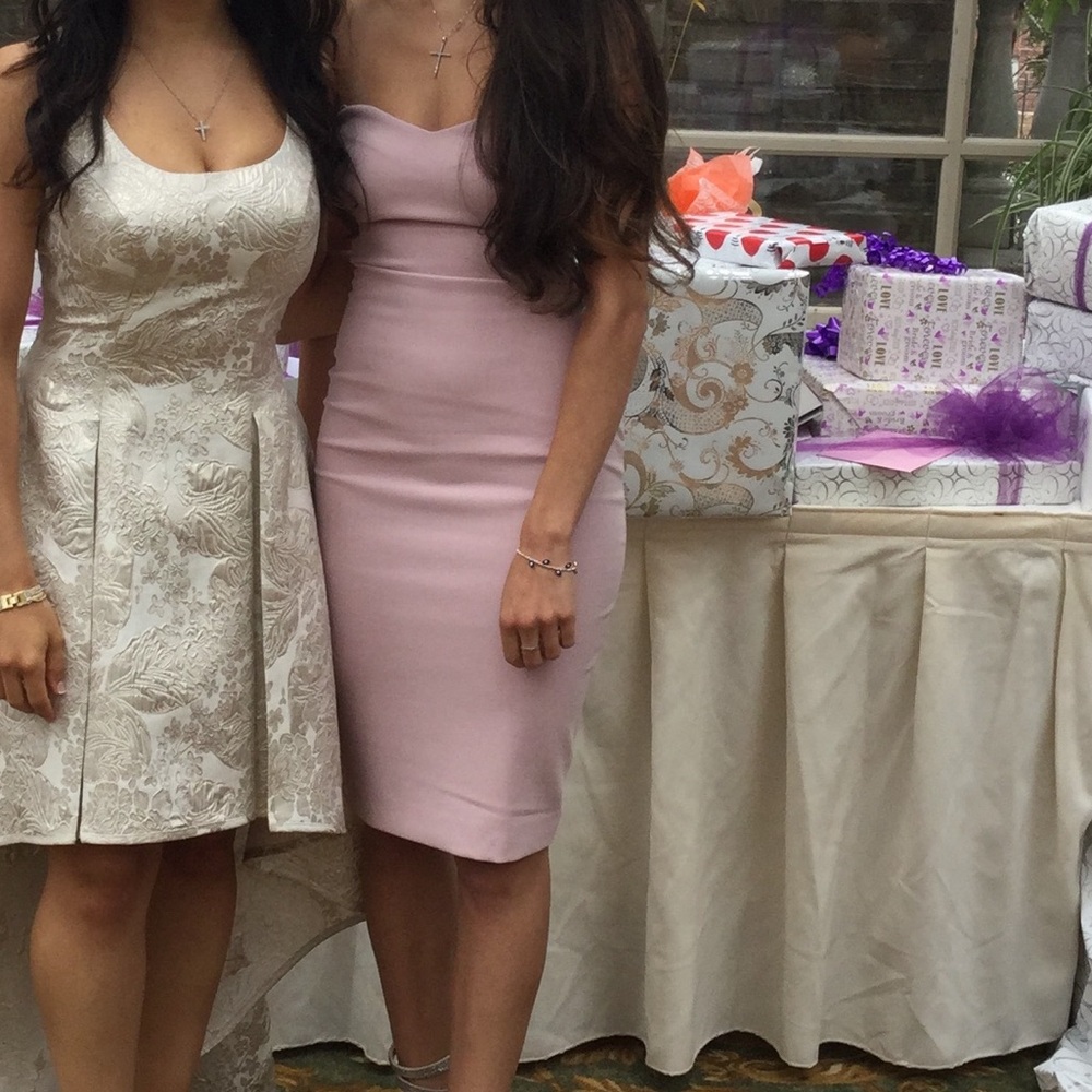 Light Pink Midi Dress